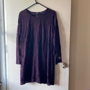 Dress size 14 dark purple